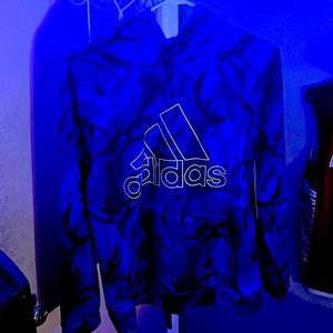 Blue Camo Adidas hoodie